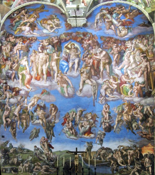 Il Giudizio universale, affresco di Michelangelo nella Cappella Sistina
