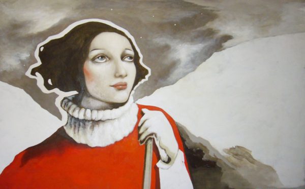 Affresco riprodotto dall’opera Saint Moritz – Tamara de Lempicka